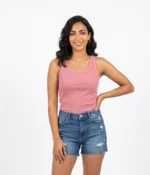 Classic Ribbed Racerback Tank Top