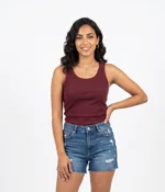 Classic Ribbed Racerback Tank Top - Image 5
