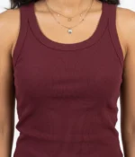 Classic Ribbed Racerback Tank Top - Image 6