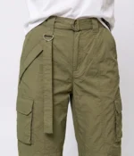 Belted High-Waist Cargo Pants - Image 2