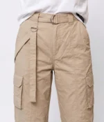 Belted High-Waist Cargo Pants - Image 4