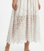 Bohemian Open-Knit Crochet Maxi Dress - Image 3