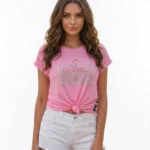 5th CHANEL Rhinestone Perfume Bottle Graphic T-Shirt