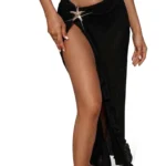 Starfish Adorned Crochet Resort Wrap Skirt