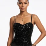 All-over Sequin Mini Skirt