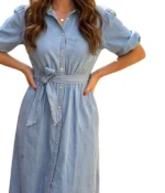 Denim Utility Maxi Dress - Image 2
