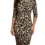 Classic Leopard Bodycon Dress