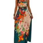 Tropical Floral Maxi Dress