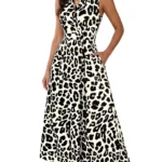 Leopard Print Shirt Dress
