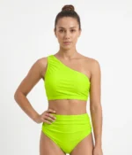 Neon Lime One-Shoulder Bikini